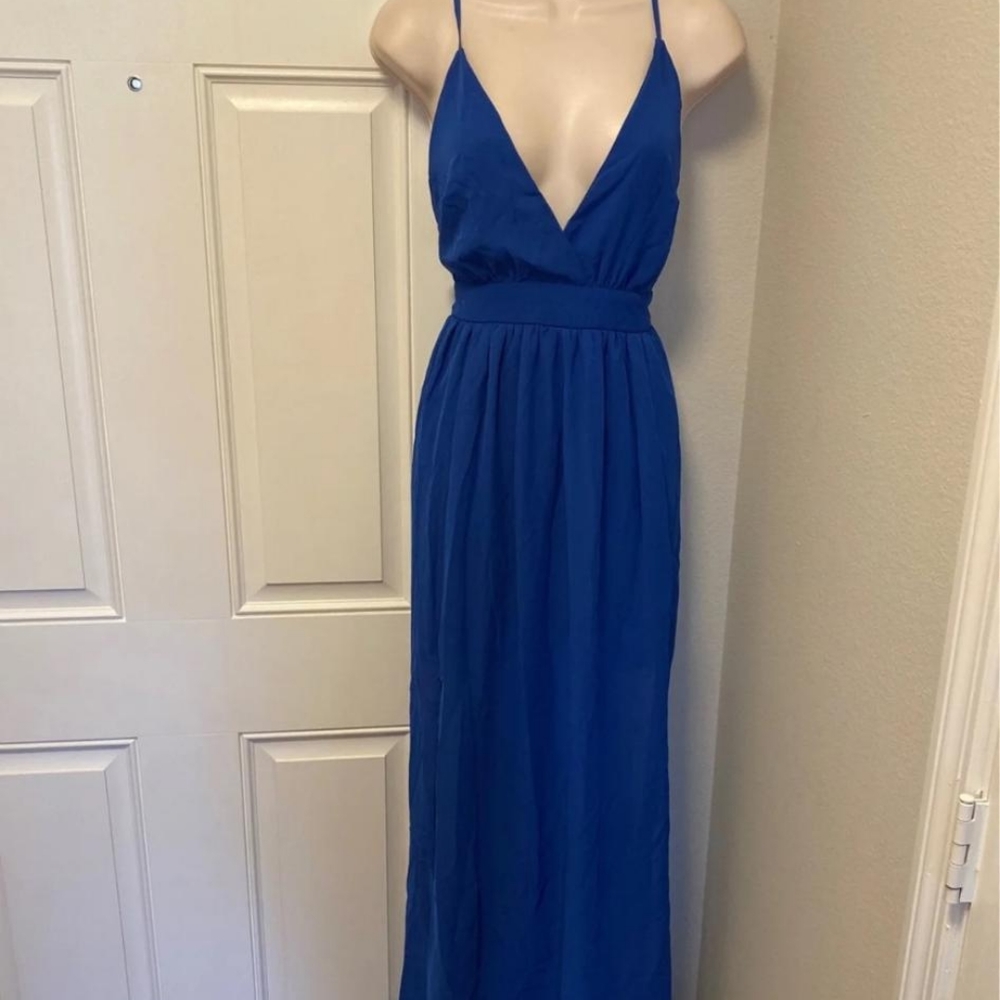 Blue maxi dress 👗 xs